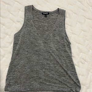 Express Women's Grey Tank Top